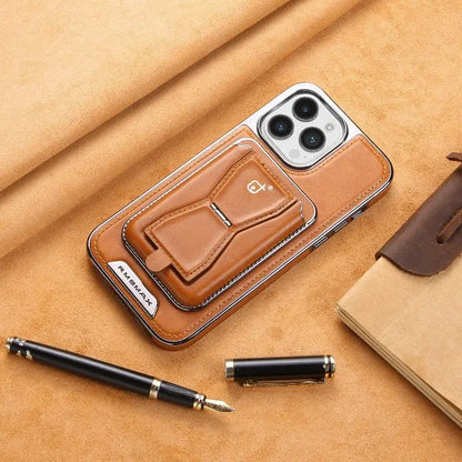 RMBMAX PU Leather Magsafe Stand Wallet iPhone Cover