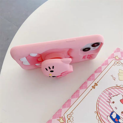 Hello Kitty 3D Silicone Case with PopSocket Holder
