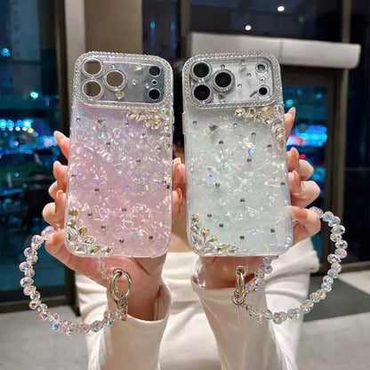 Sparkle iPhone Case with Lens Protection & Free Charm - BD Gadget