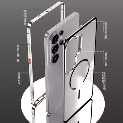 Premium MagSafe Metal Frame Case for Samsung