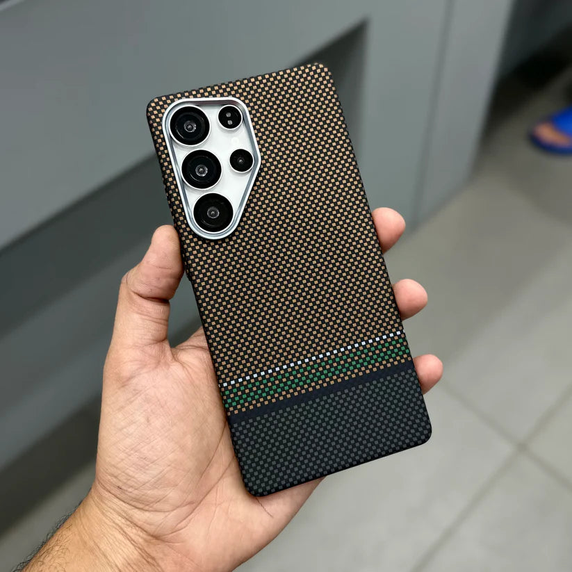Luxo Life Carbon Fiber Texture Back Cover Samsung