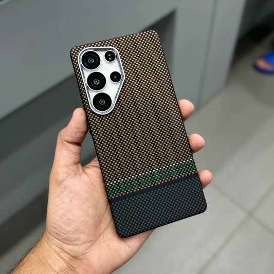 Luxo Life Carbon Fiber Texture Back Cover Samsung