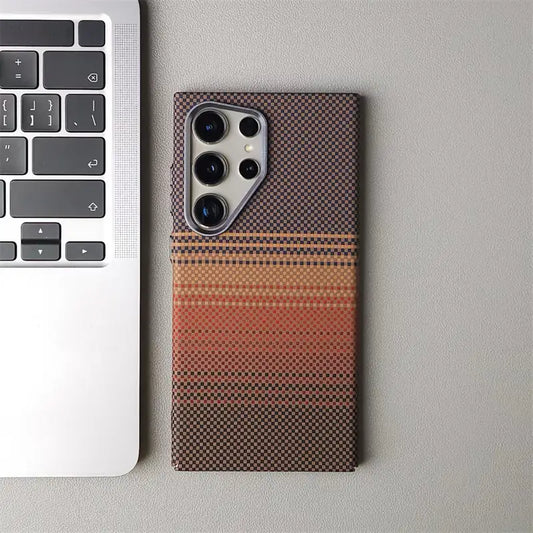 Ultra Thin Luxo Carbon Fiber Texture Case For Samsung