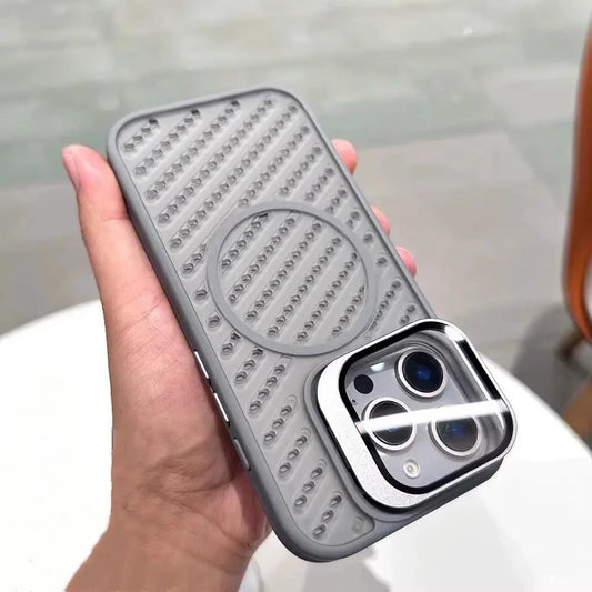 CasePro iPhone Cooling Case | Built-in Camera Window Glass Protection