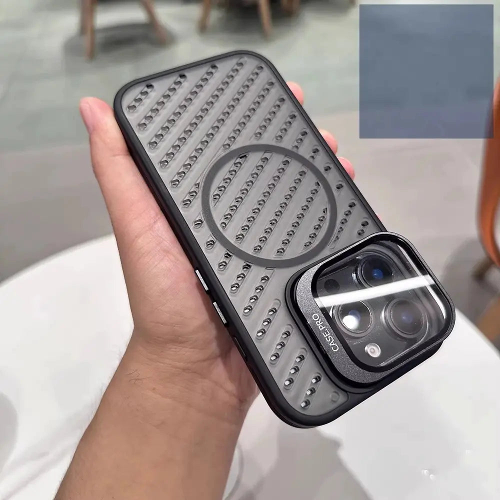 CasePro iPhone Cooling Case | Built-in Camera Window Glass Protection