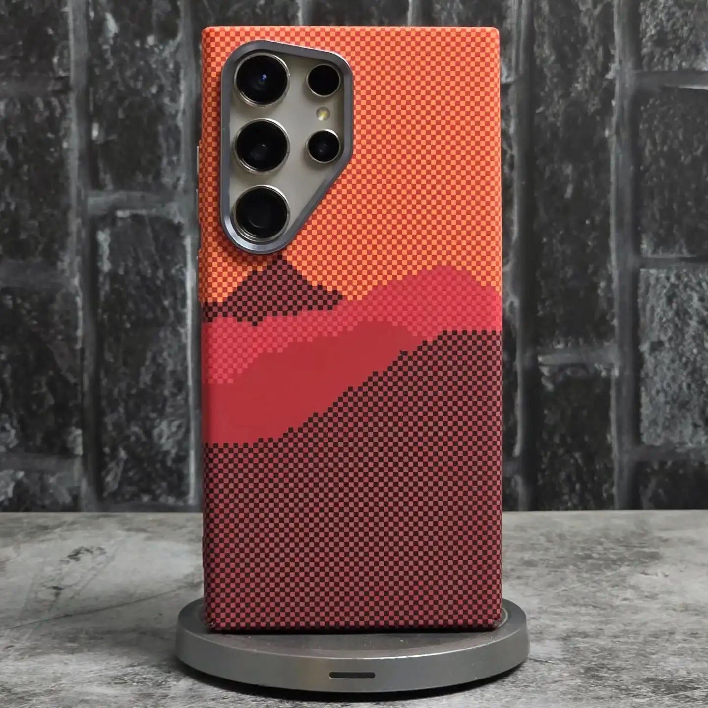 Luxo Life Carbon Fiber Texture Back Cover Samsung (Mountain)