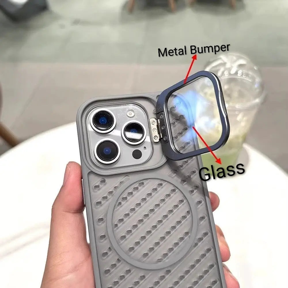 CasePro iPhone Cooling Case | Built-in Camera Window Glass Protection