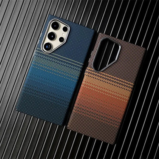Ultra Thin Luxo Carbon Fiber Texture Case For Samsung