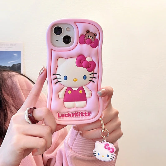 Hello Kitty Silicone Case For iPhone