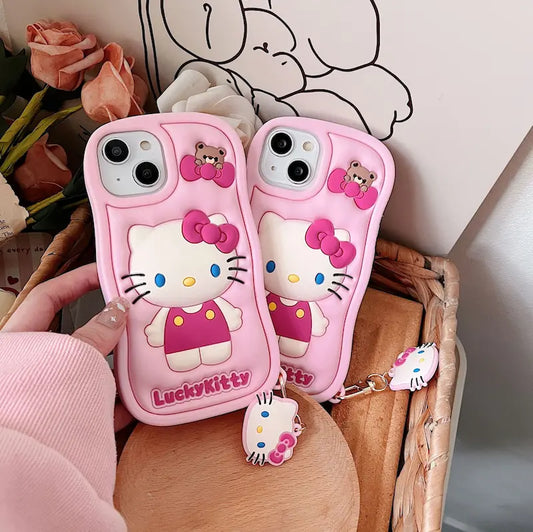 Hello Kitty Silicone Case For iPhone