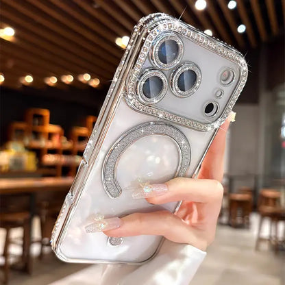 Luxury Rhinestone & Bling Magsafe iPhone Case
